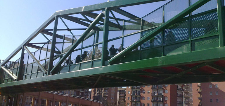 Progetto ponte ciclopedonale Corsico (Studio arch. Fedele)